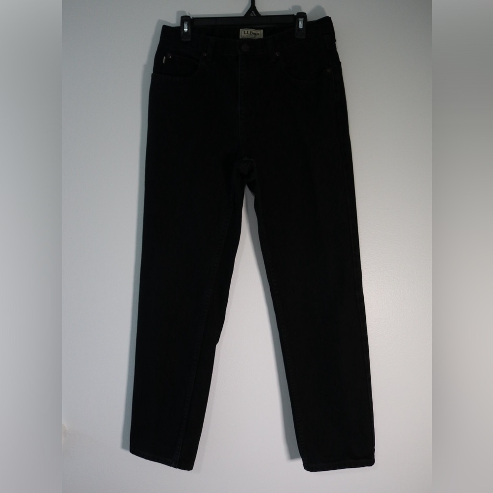 L.L. Bean Black Men’s  Jeans Classic Fit Size 32x30 100% Cotton